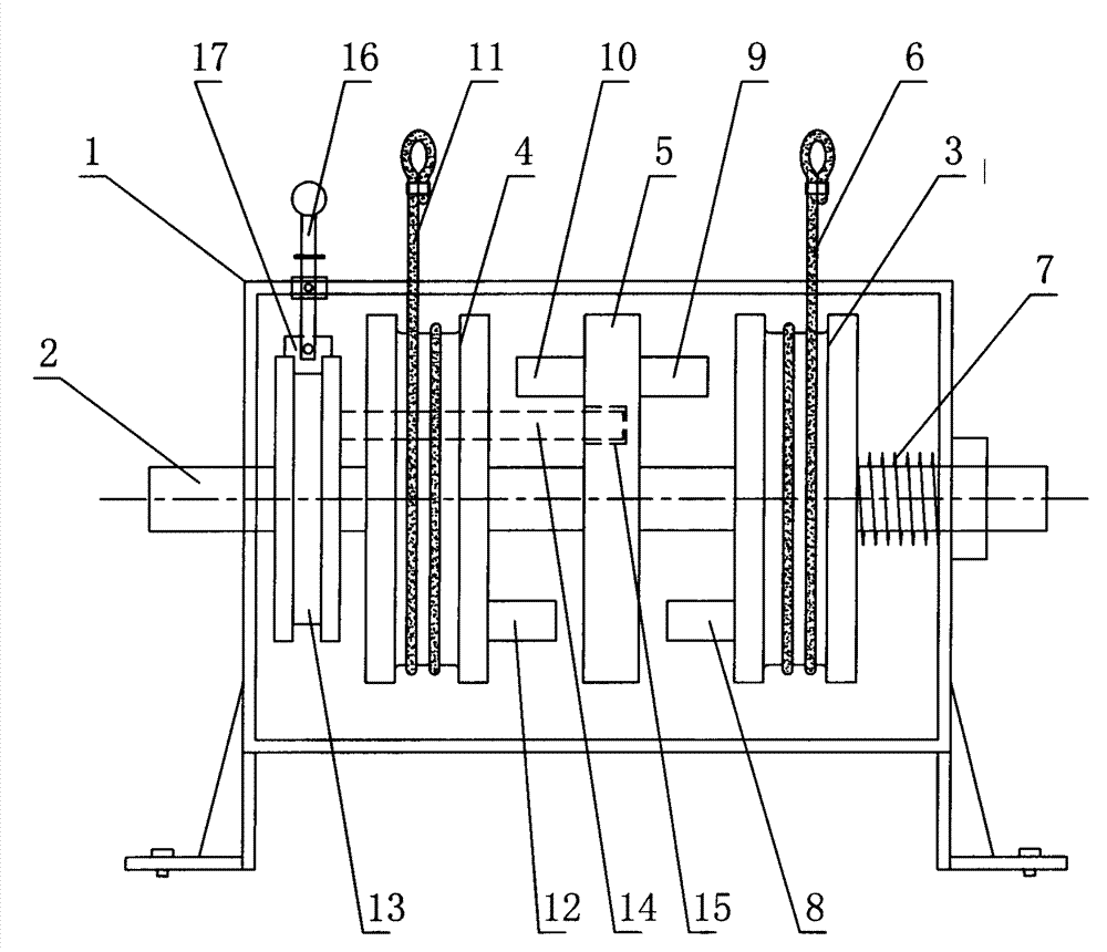 Rope tipper and tipping bucket with rope tipper