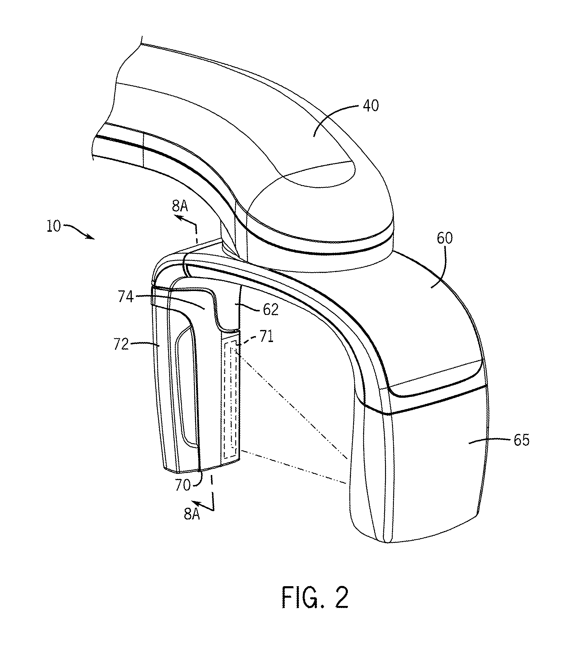 Removable radiation sensor for dental imaging systems