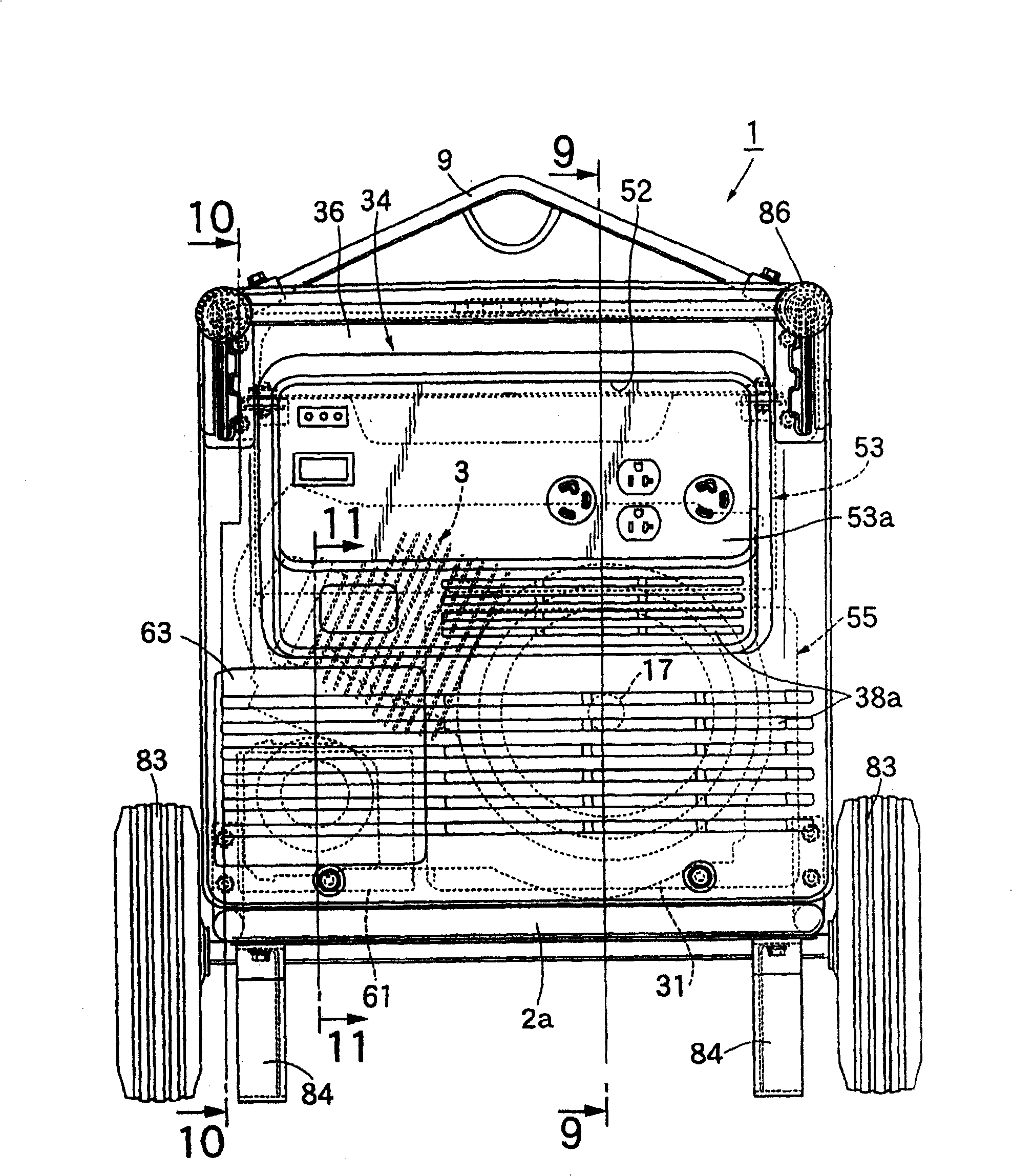 Engine-driven working machine