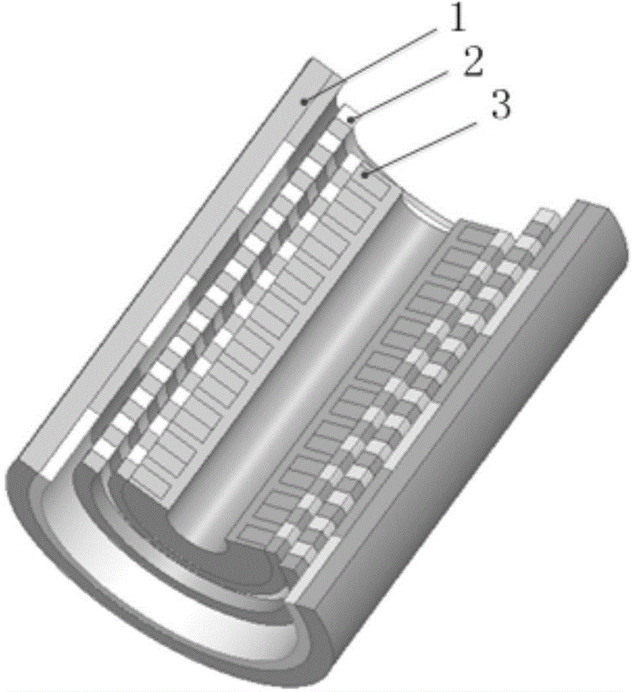 Cylinder type speed-changing linear permanent magnet generator used for wave power generation