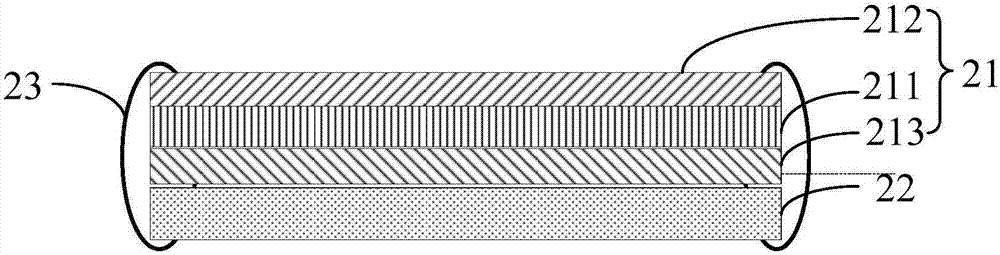 Flexible display component and display screen