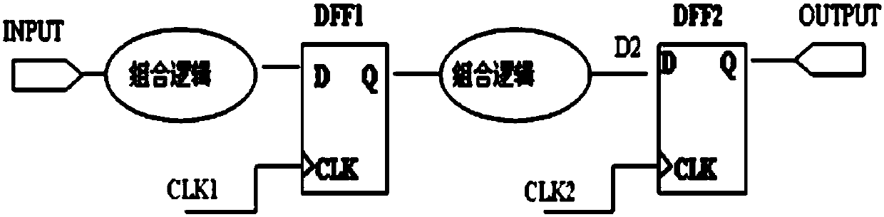 Digital logic circuit module with reset and burr removing function