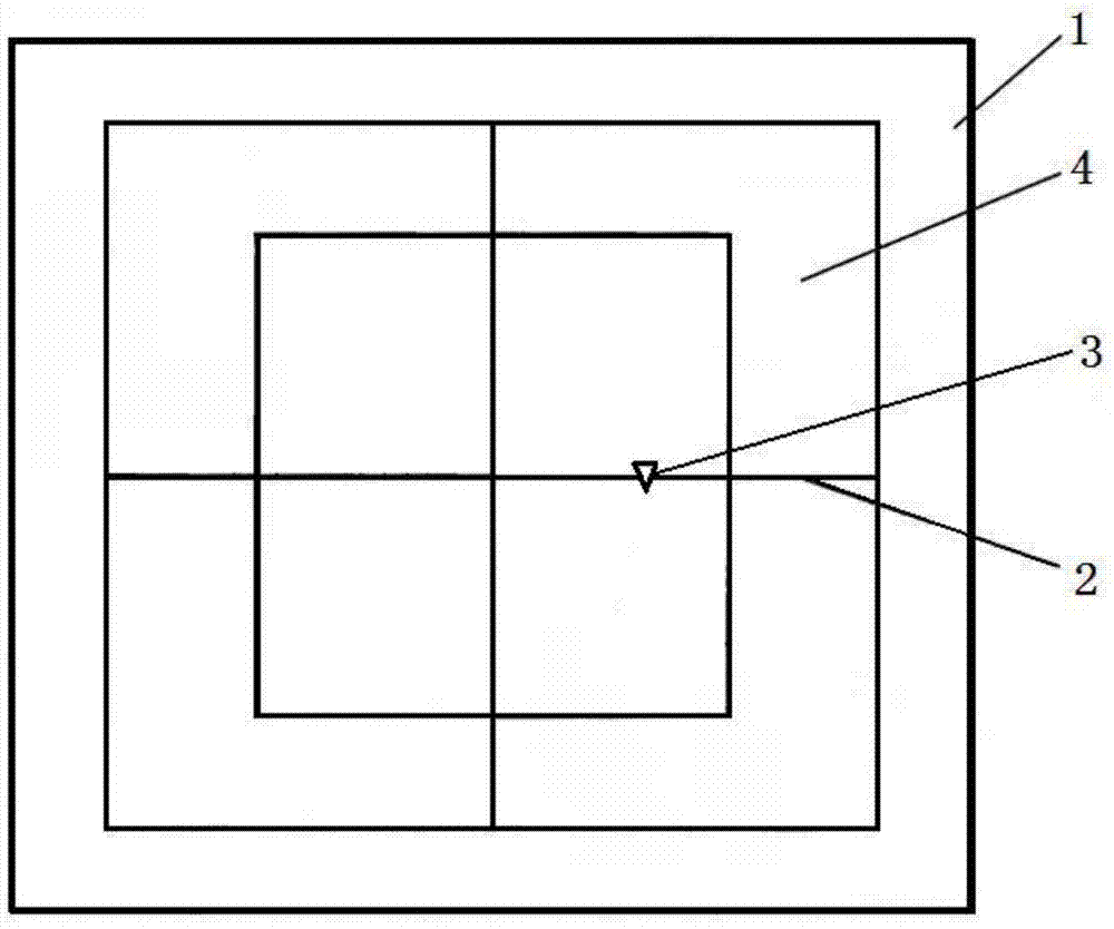 Detection device for uniformity of light field and radiation field