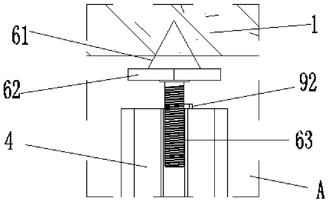 Assembly-type mounting structure of frame partition wall