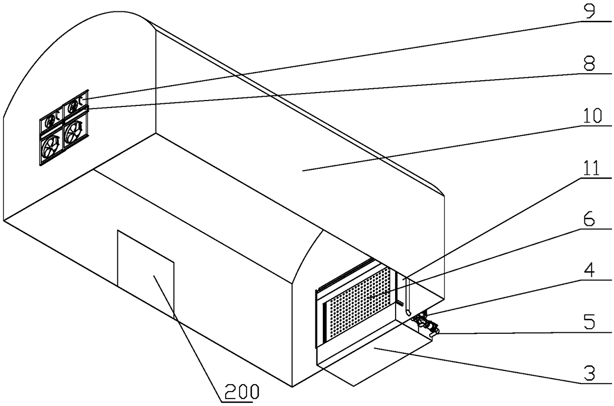 Greenhouse installation structure