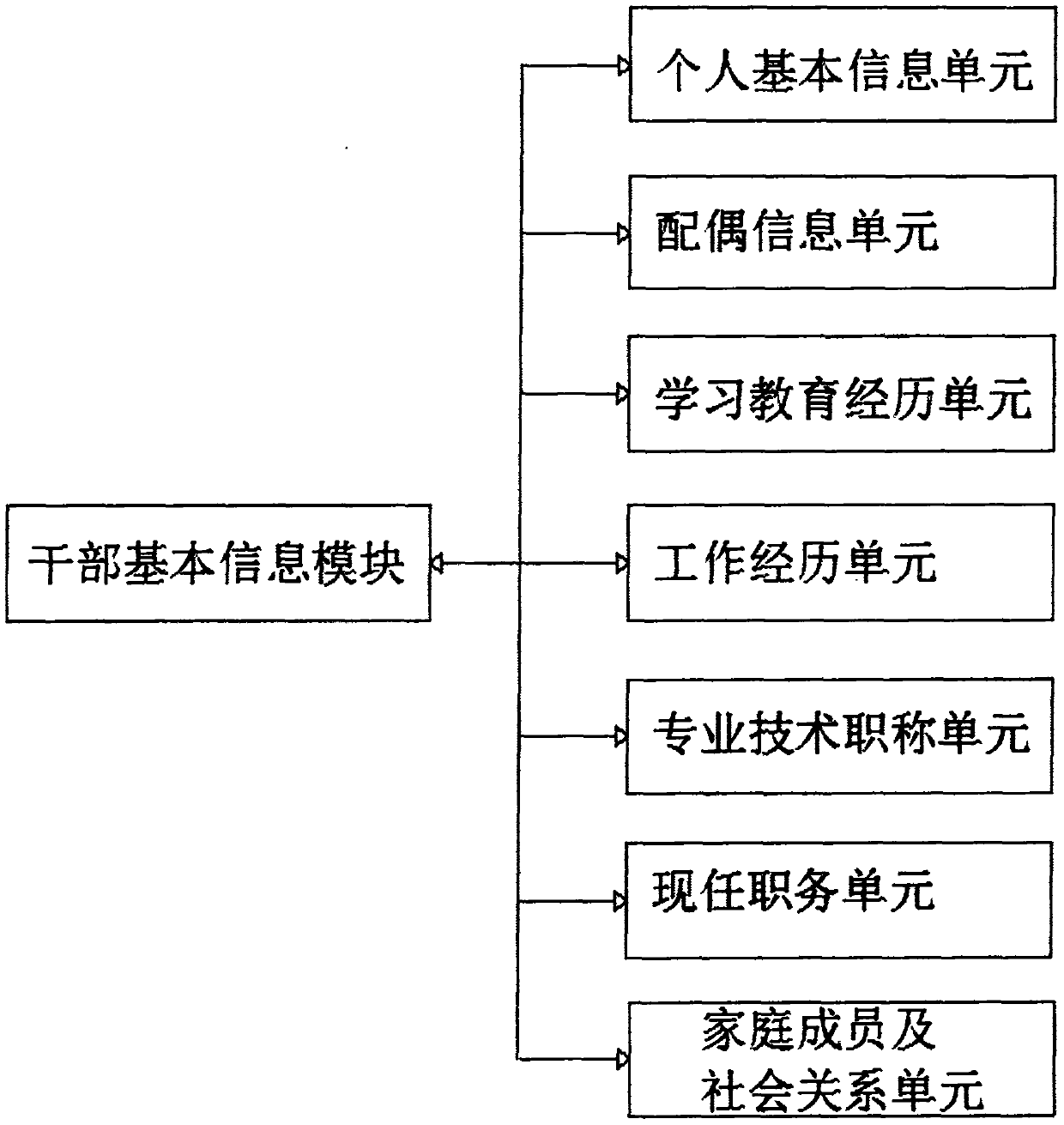 Cadre information security supervision system