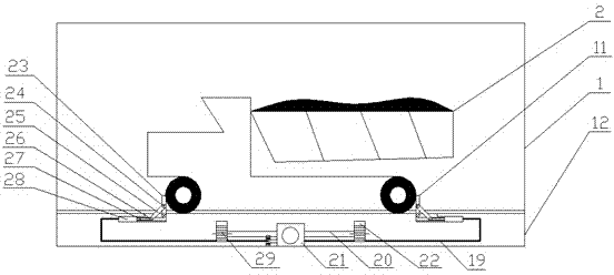 Vertical lifting and conveying system for open-pit mine trucks