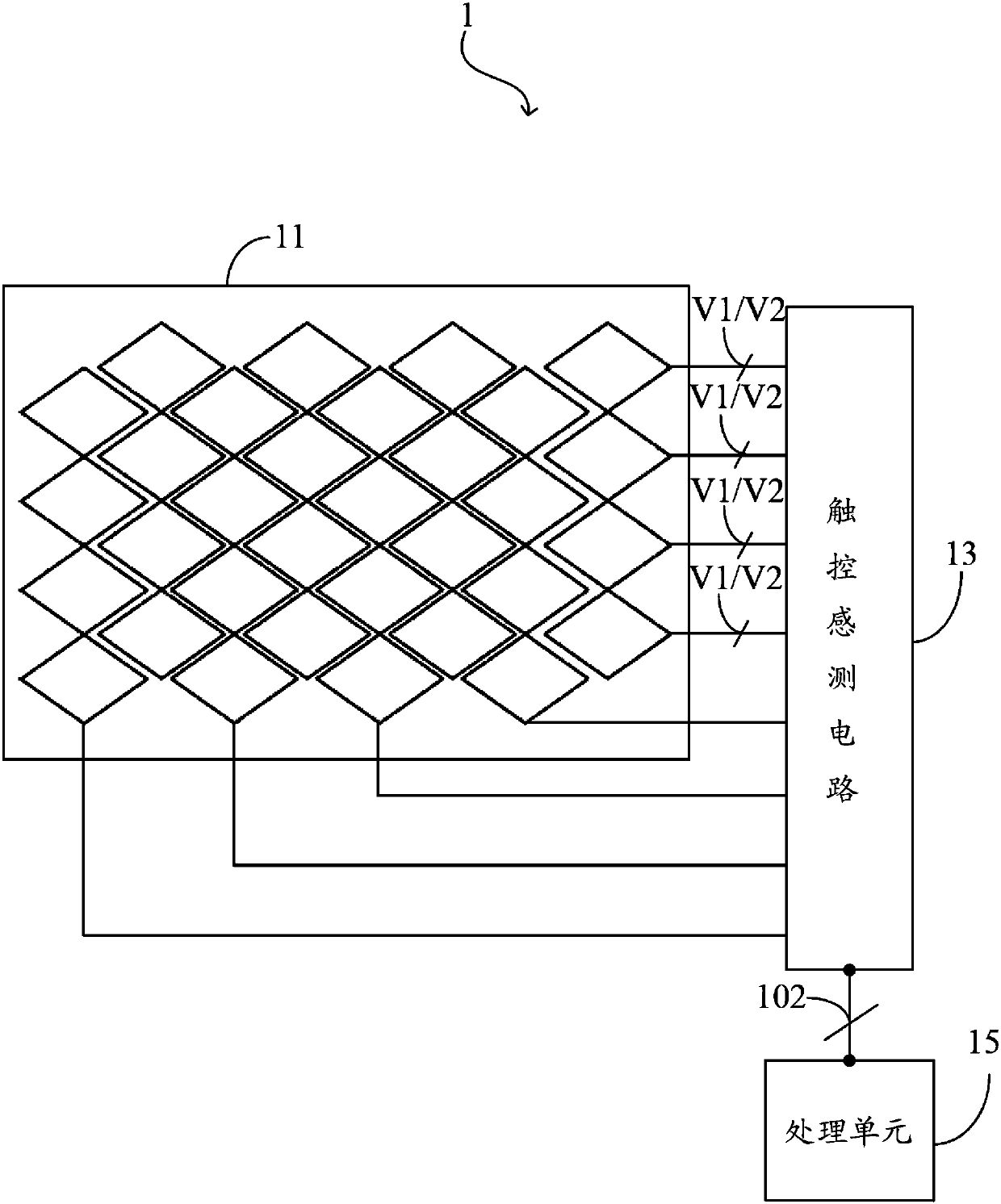 Touch device and measuring voltage dynamic adjustment method thereof