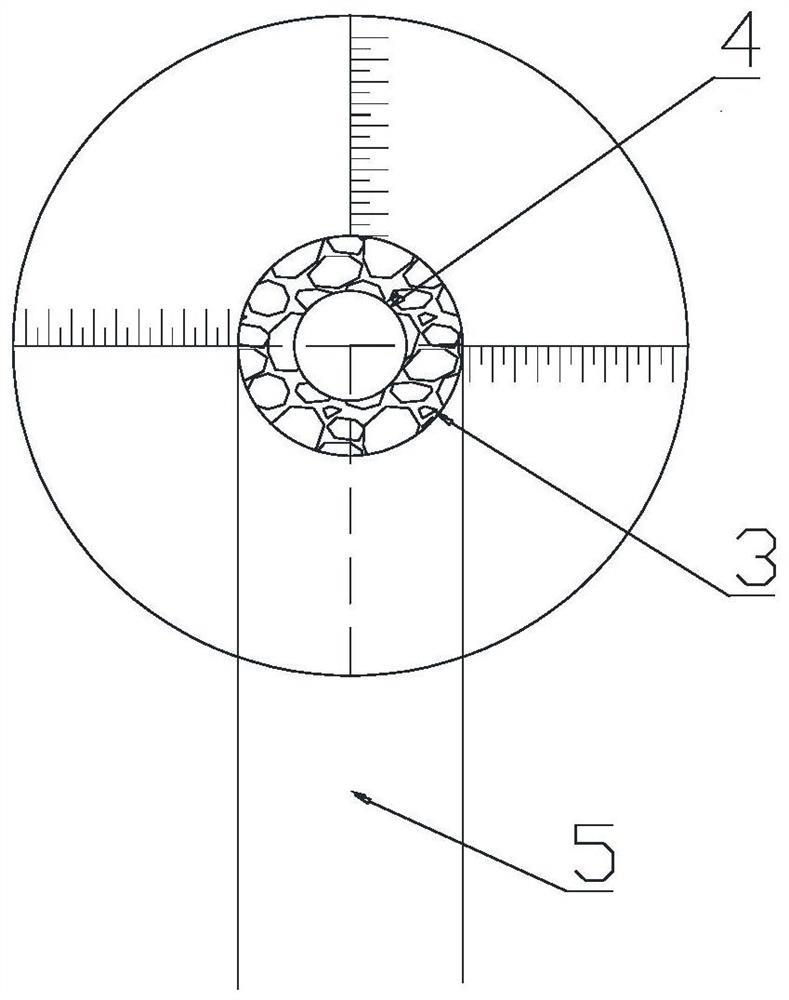 A method for excavating a vertical cavern with a large diameter