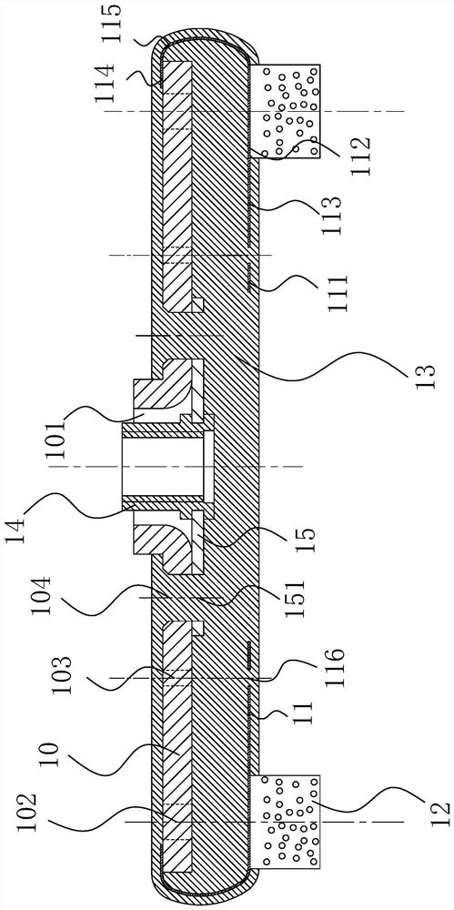 Metal-bonded elastic grinding block for ceramic processing