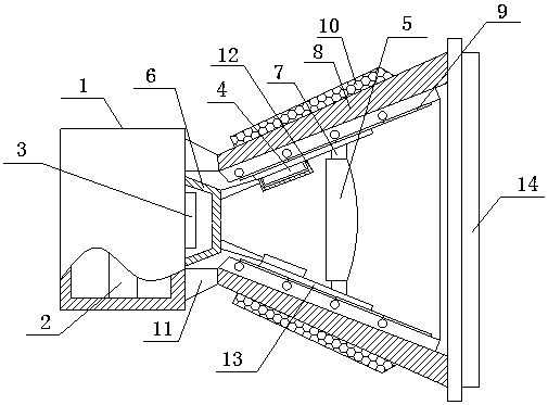 A High Gain Adjustable Broadband Corrugated Double Ridge Antenna