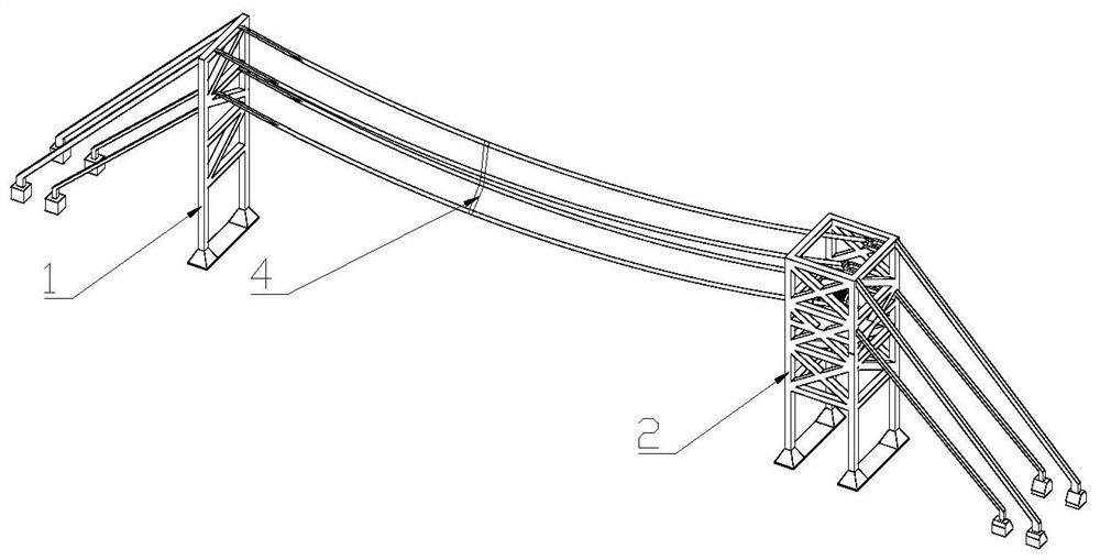 Power transmission line galloping dynamic data collection method and device