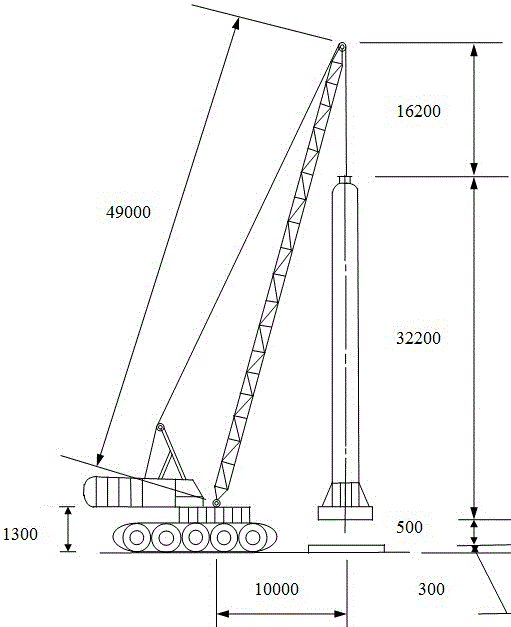 Construction method for hanging lifting-lug-free tower type equipment by fishing method