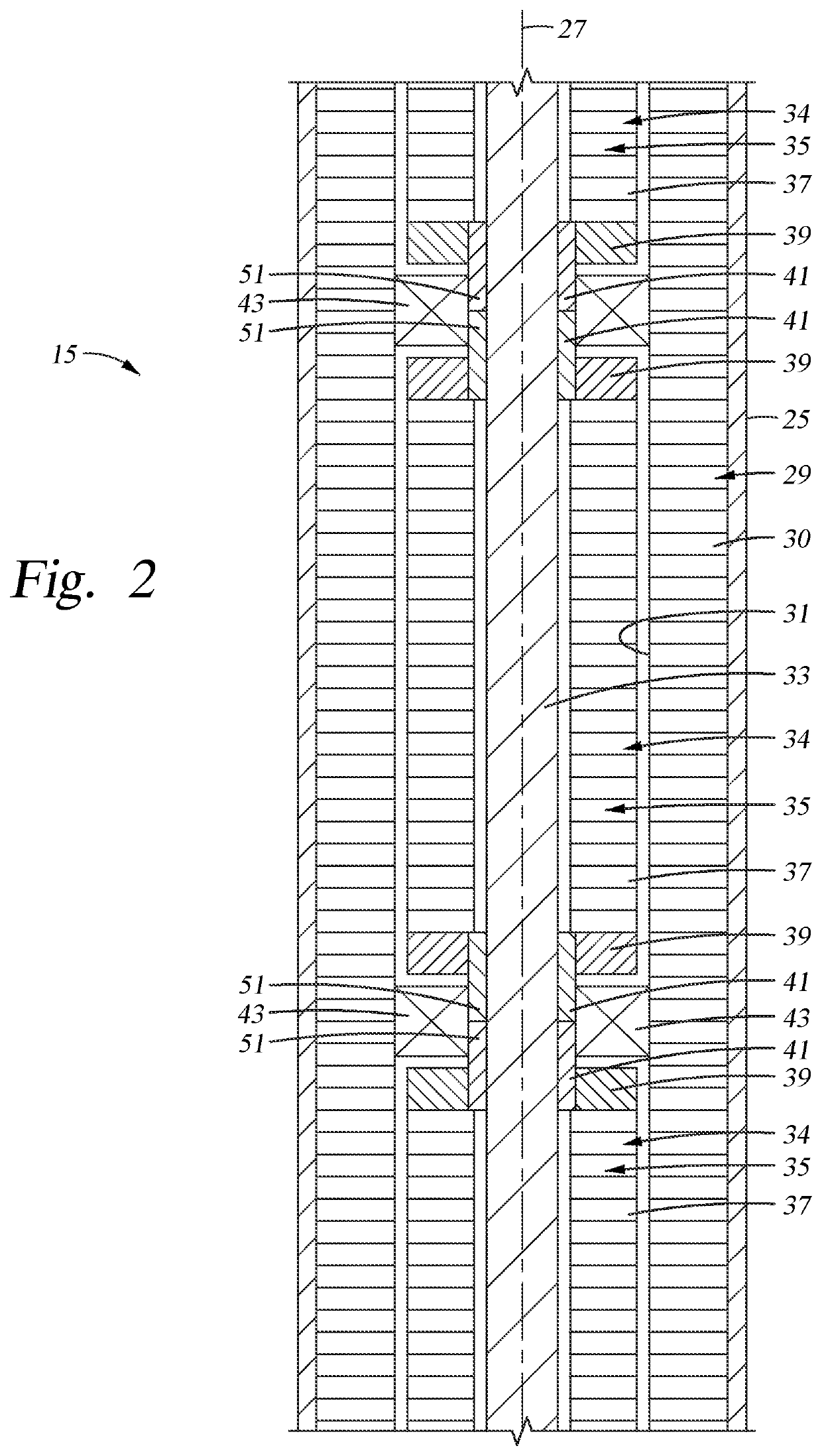 Rotor Section With Attached Bearing Sleeves For Submersible Pump Motor