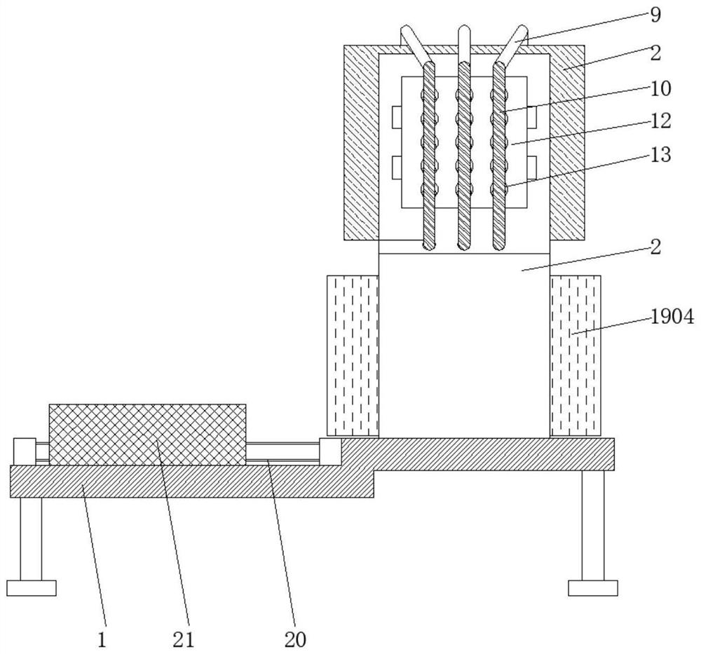 Air-cooling and water-cooling integrated drain board forming die