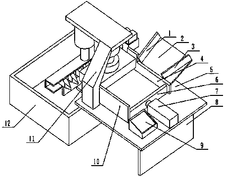 Engineering waste board crushing device