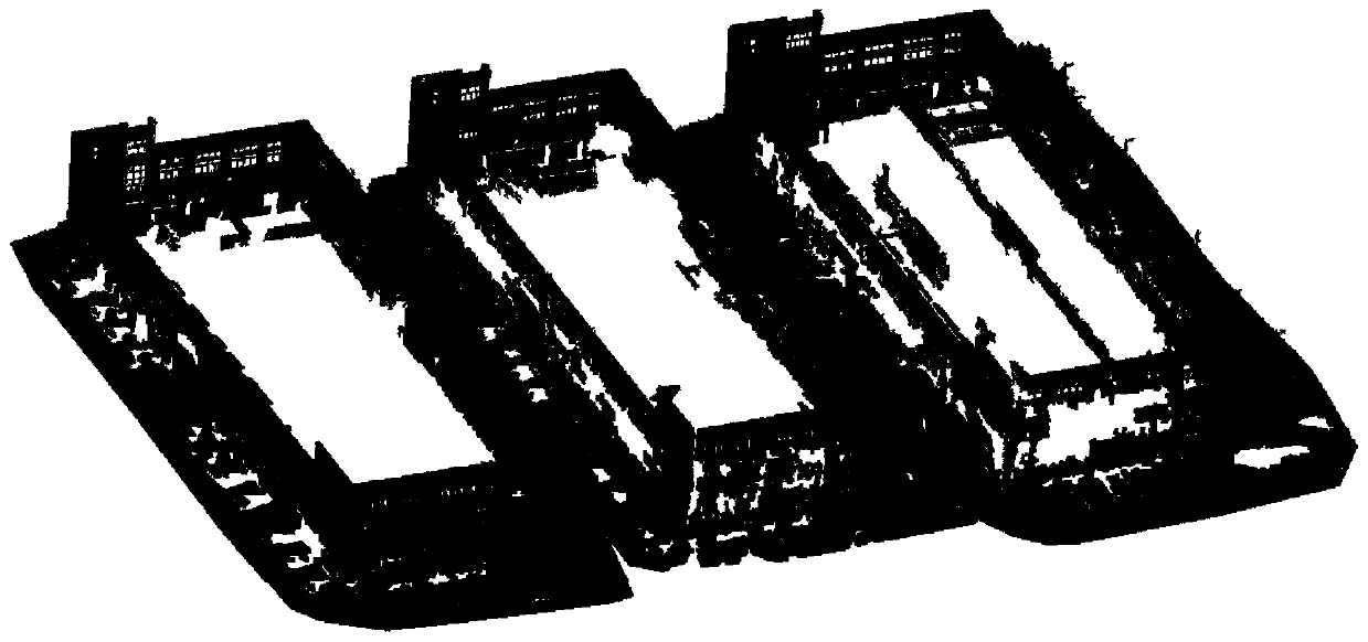 Building facade three-dimensional reconstruction method based on knapsack type three-dimensional laser point cloud data