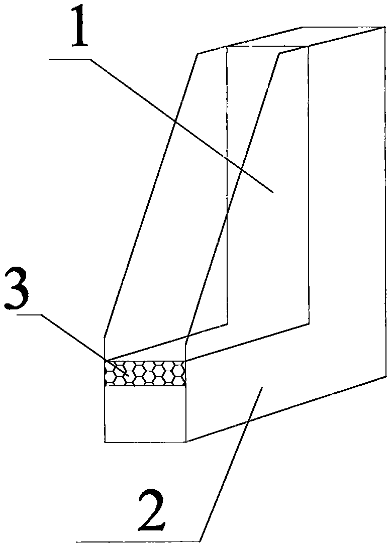 Door and window glass as well as door and window glass installation technology