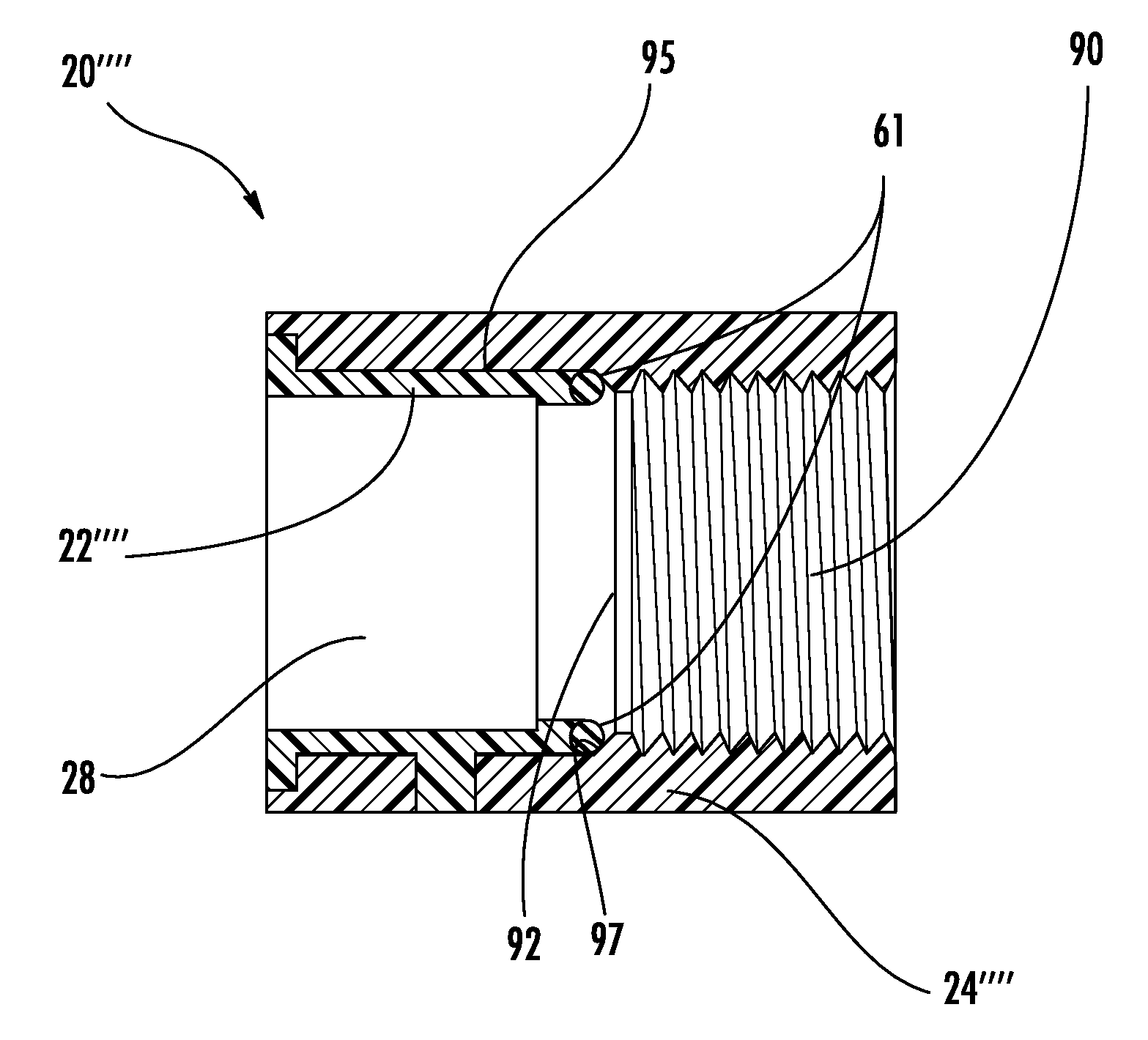 Composite polymeric transition pipe fitting for joining polymeric and metallic pipes