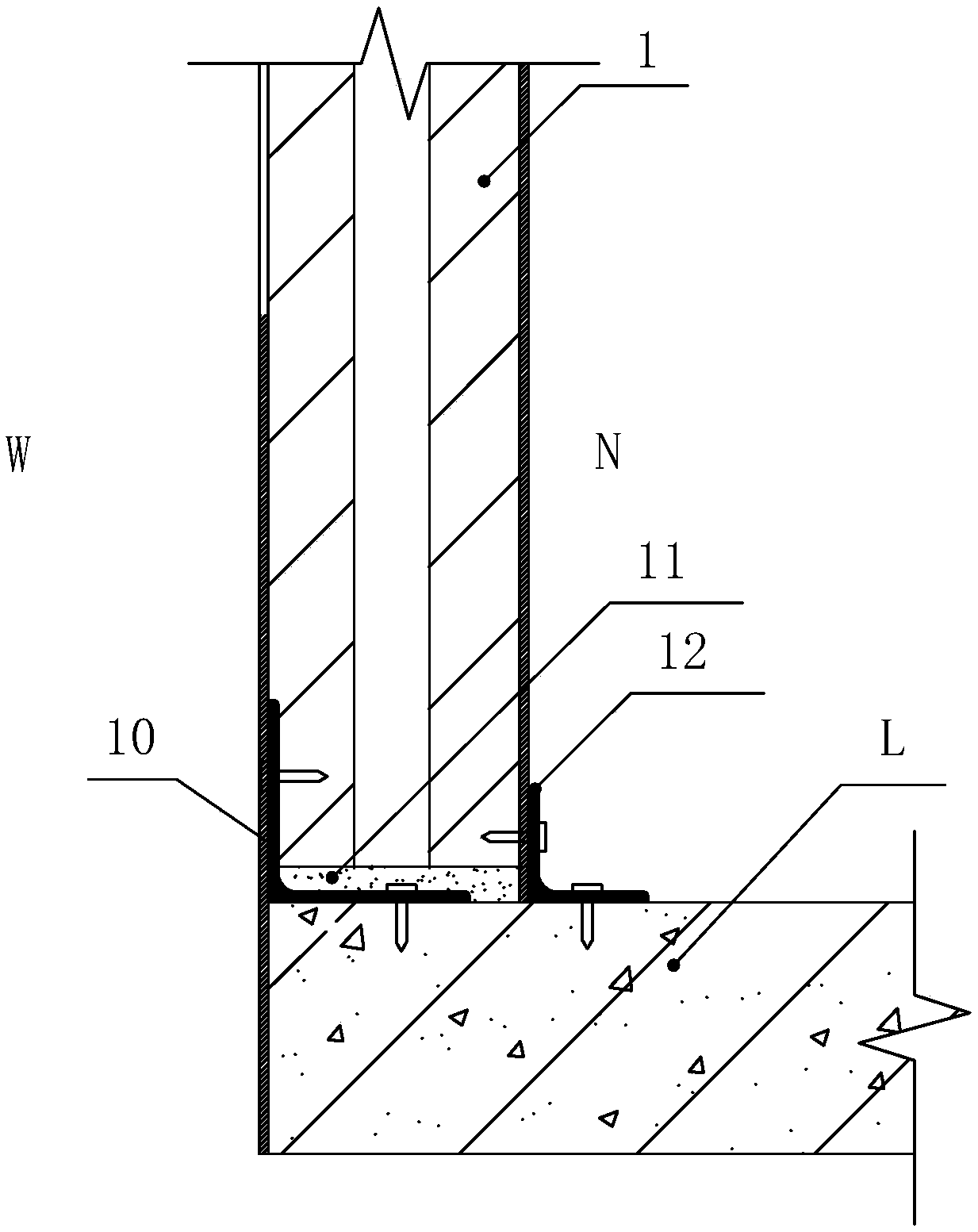 Silicon-magnesium wallboard and steel structure connecting joint structure of steel structure building and construction method for silicon-magnesium wallboard and steel structure connecting joint structure