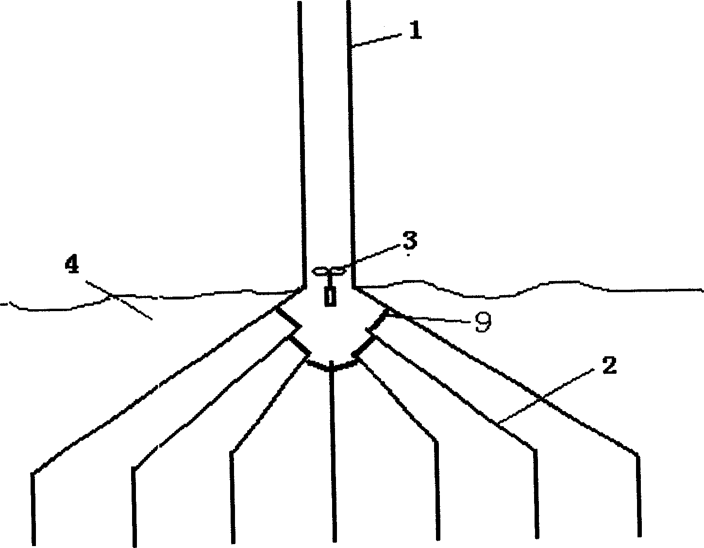 Building method for solar energy chimney generator