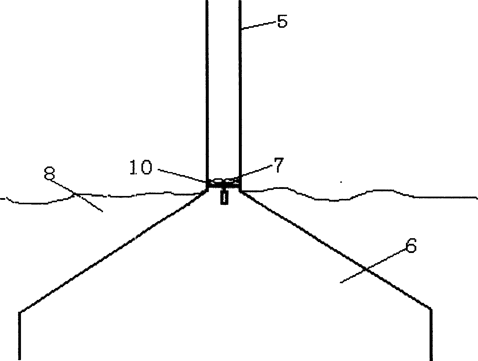 Building method for solar energy chimney generator