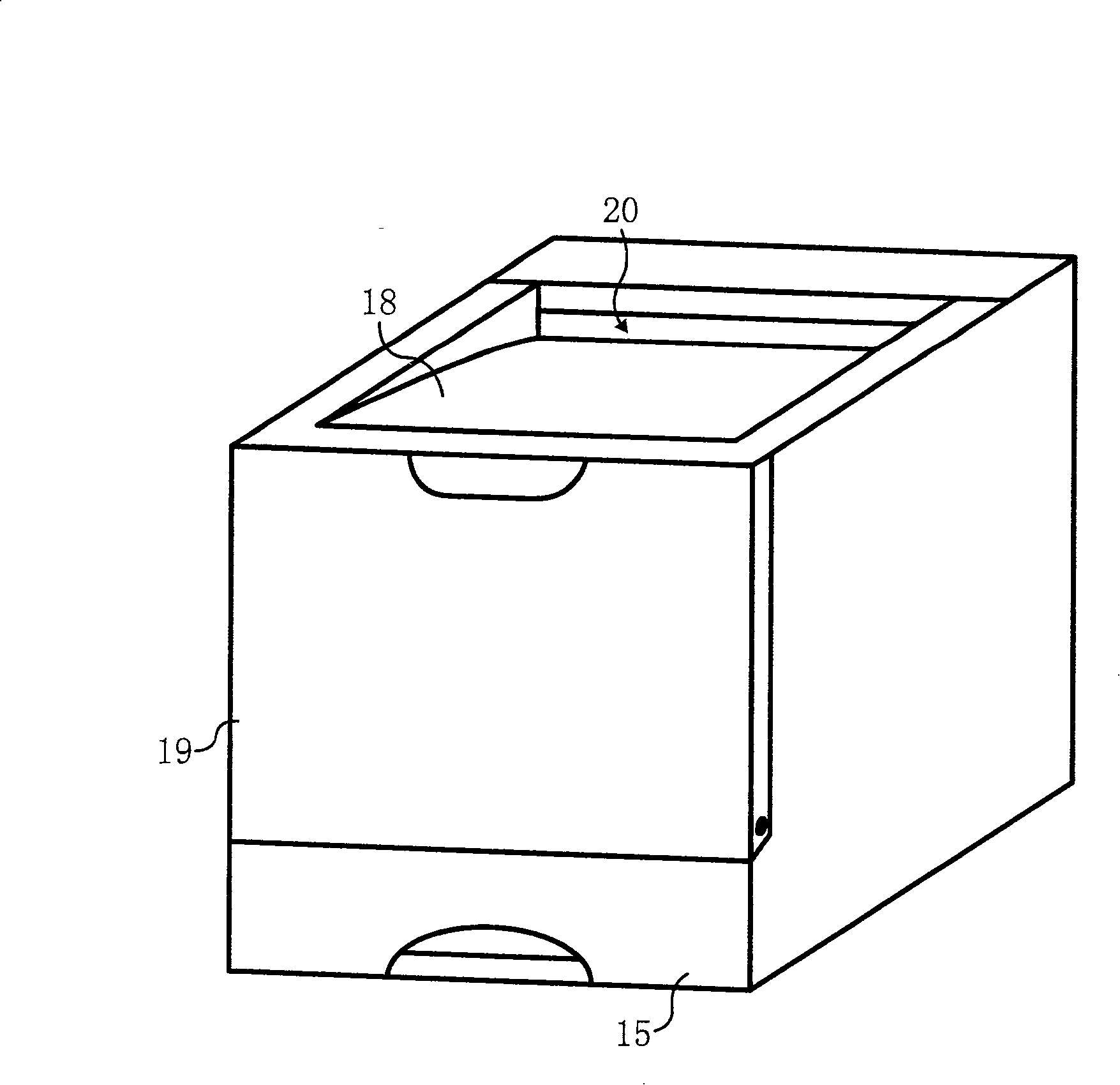 Powder amount detection device, developing apparatus, processing cassette and image forming device