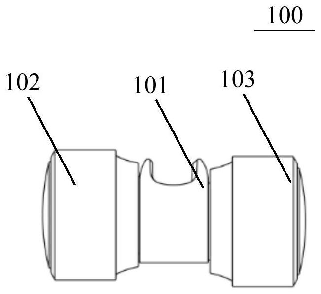 Method and lens assembly for realizing planar shooting by cooperation of mobile terminal and lens assembly