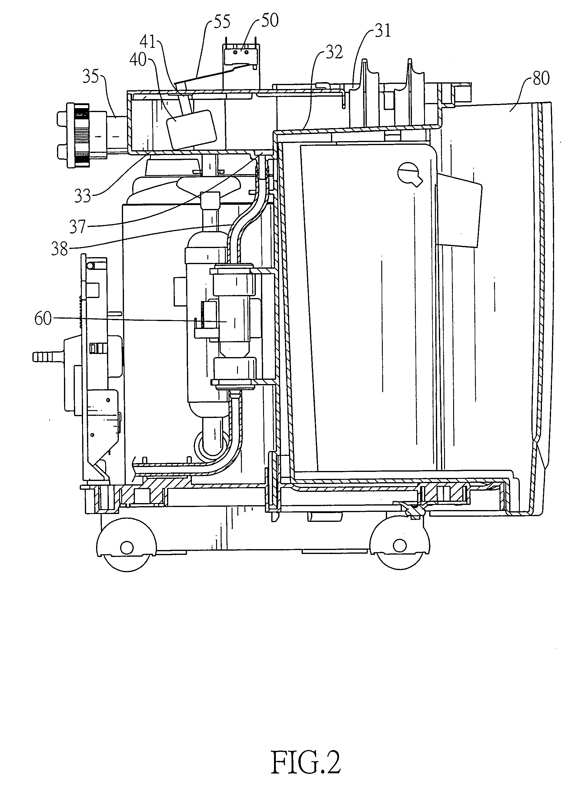 Dehumidifier with multistage draining