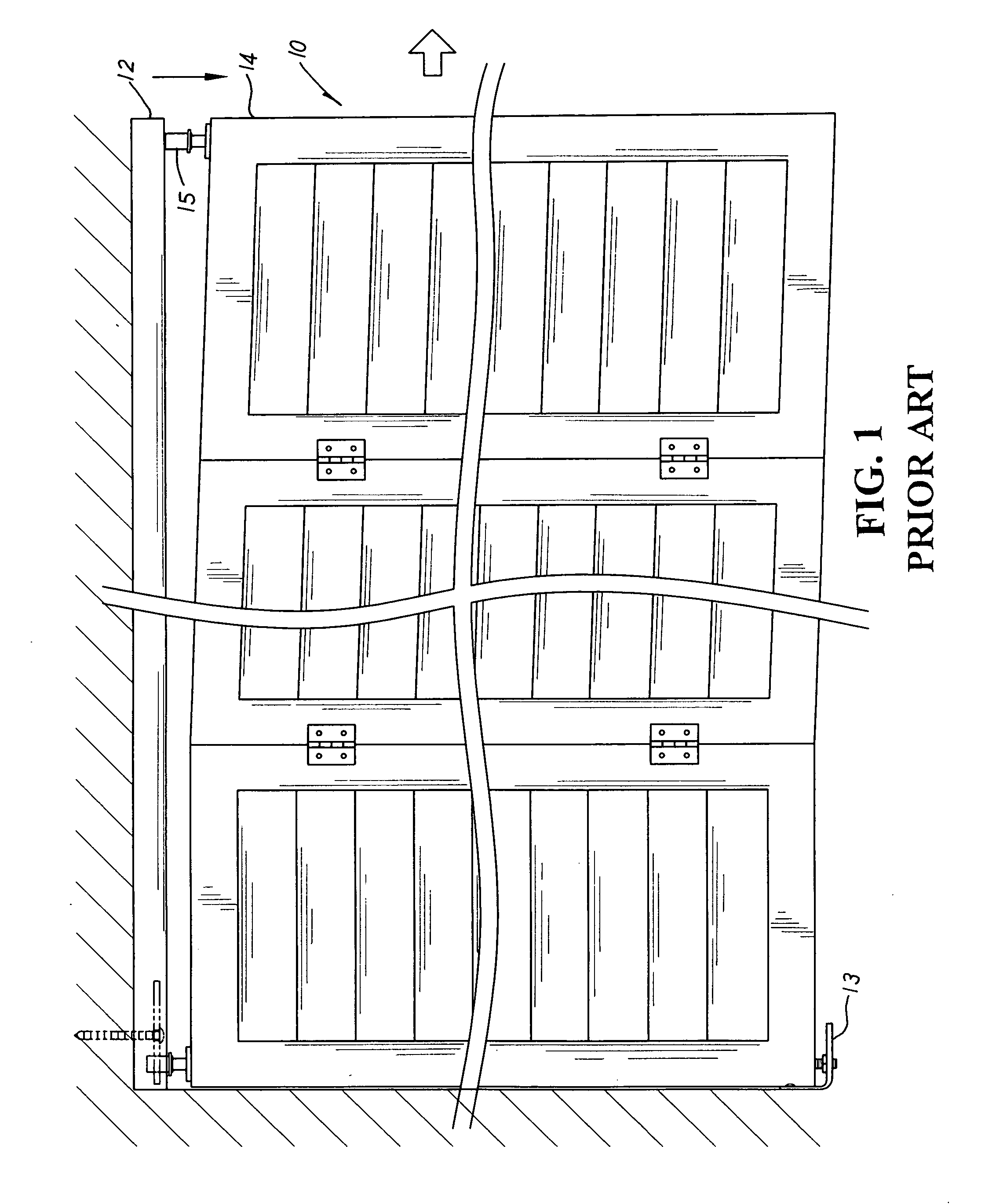 Supporting gear structure for retractable folding doors