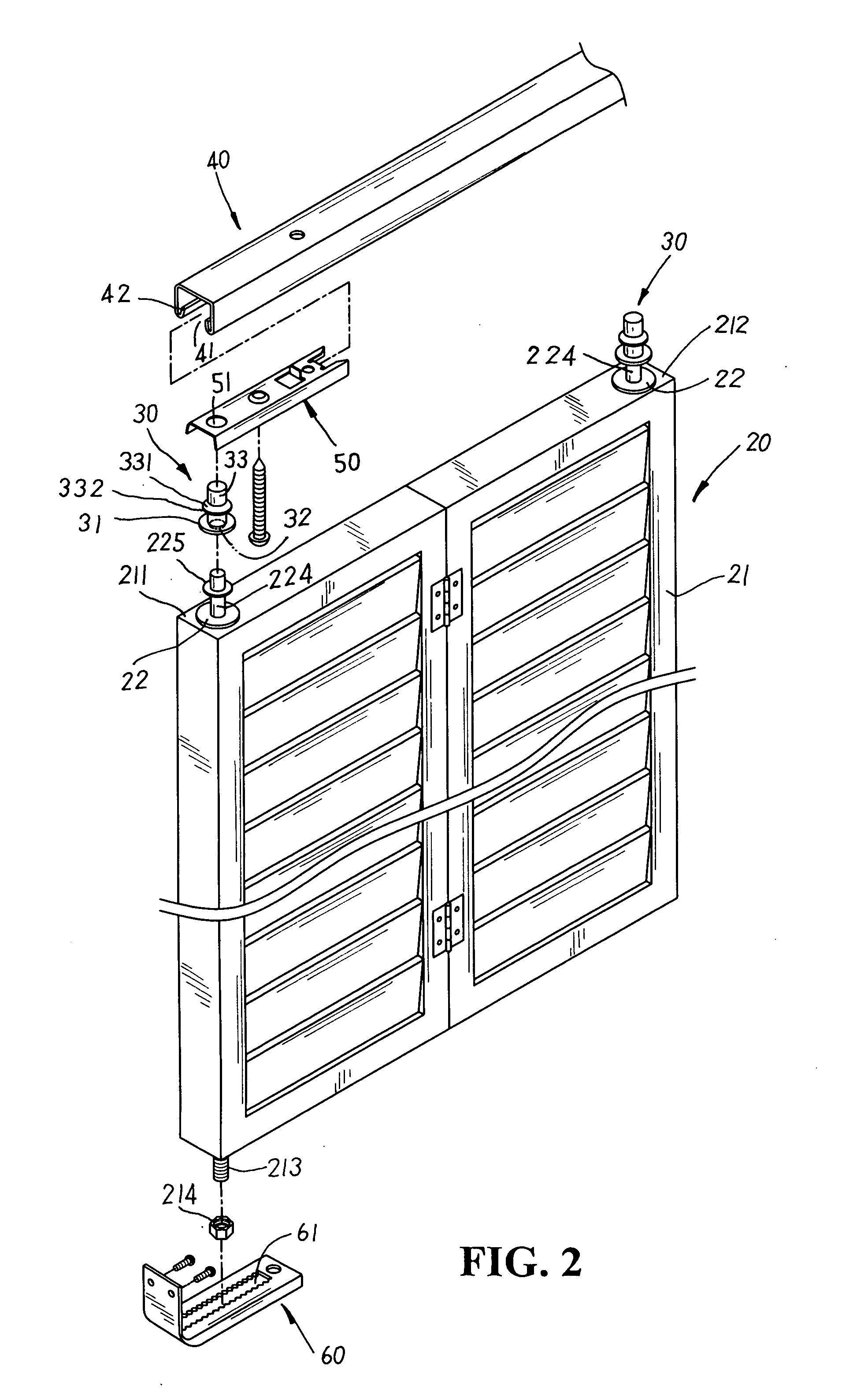 Supporting gear structure for retractable folding doors