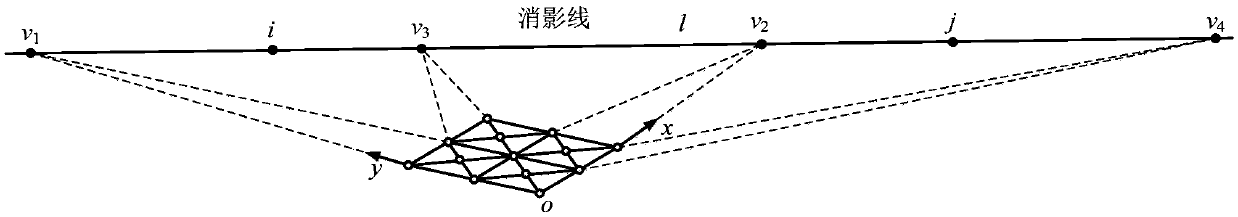 Camera self-calibration method based on absolute quadratic curve image