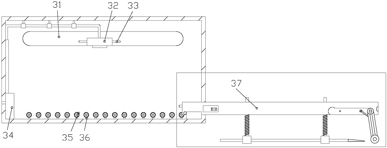 After-disaster-vehicle anti-reburning automatic compounding loading device for vehicle rescuing