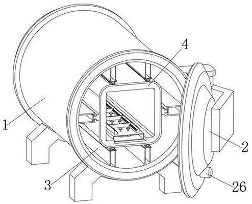 A forming device for complex curved bulletproof inserts