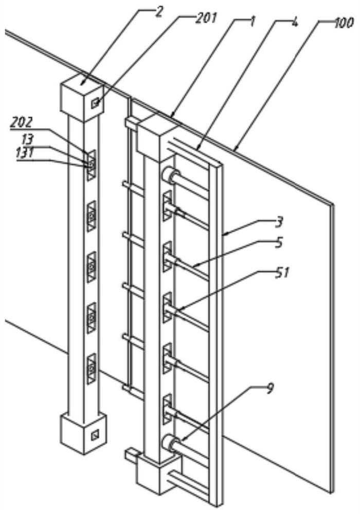 Longitudinal dual-mode elevator door anti-shear protection device