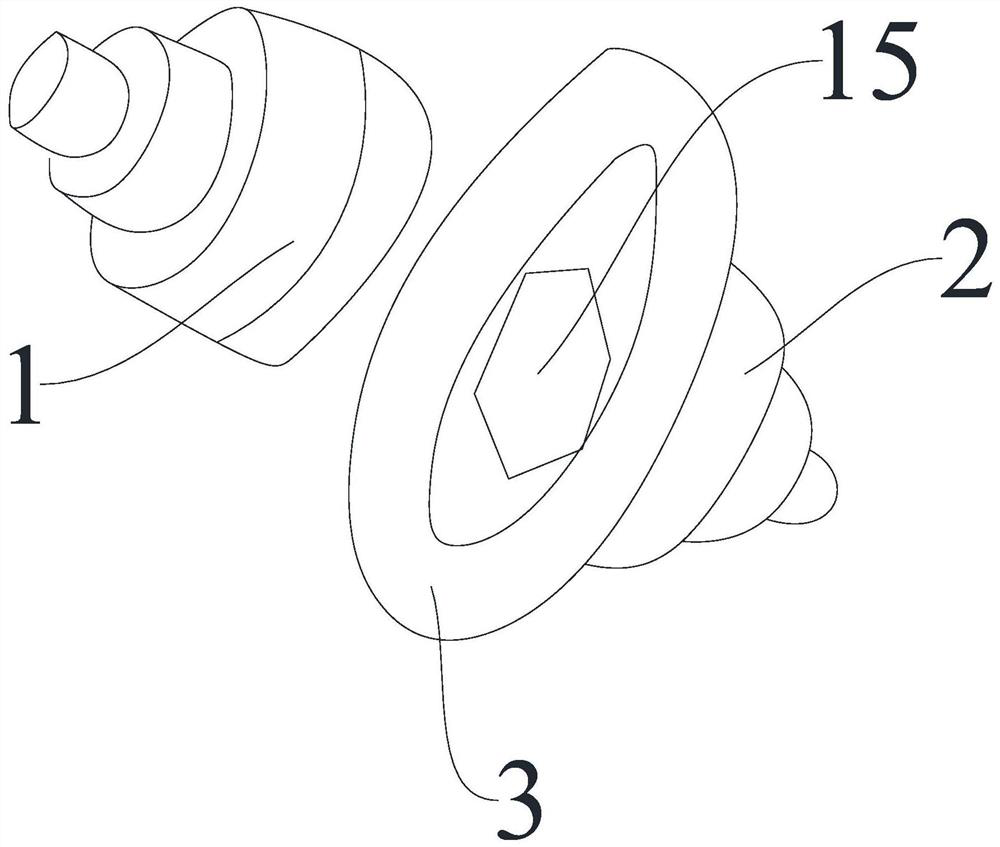 Waterproof magnetic attraction electrode device of intelligent positioning module