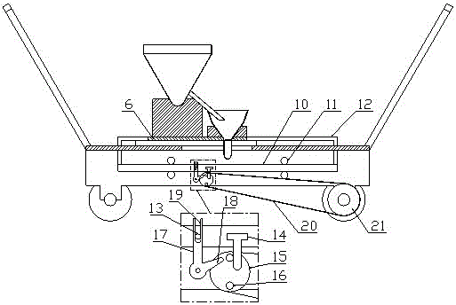 Fertilizing vehicle with uniform fertilization function