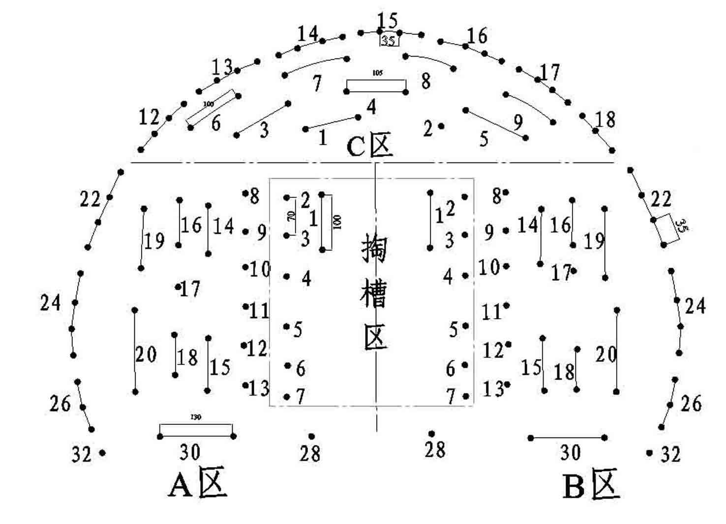 Controlled blasting construction method for shallow-buried large-section tunnel