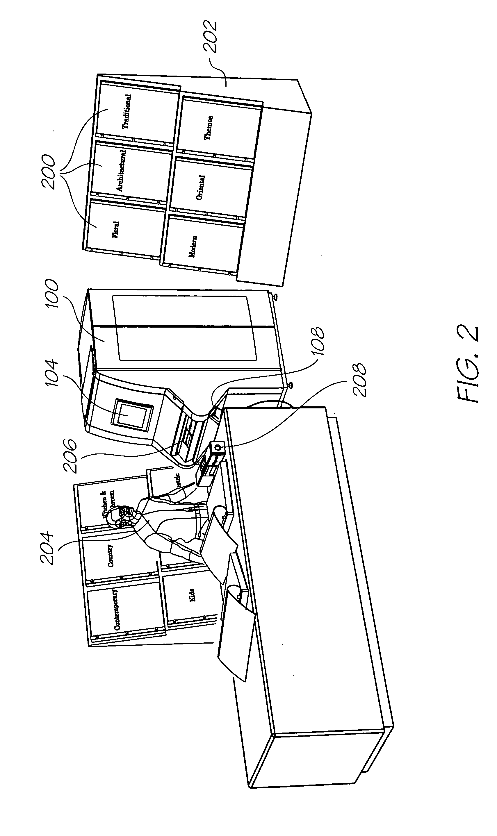 Printhead assembly with components supported on a common casing