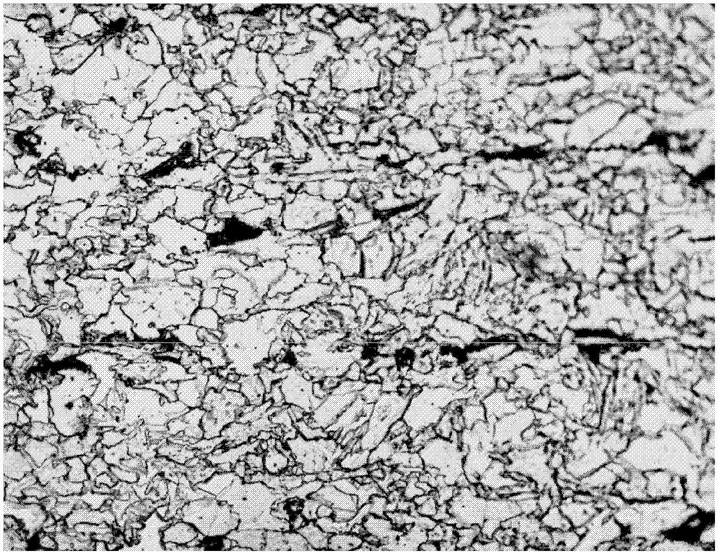 Steel for 12-ton axle shell and production method for steel