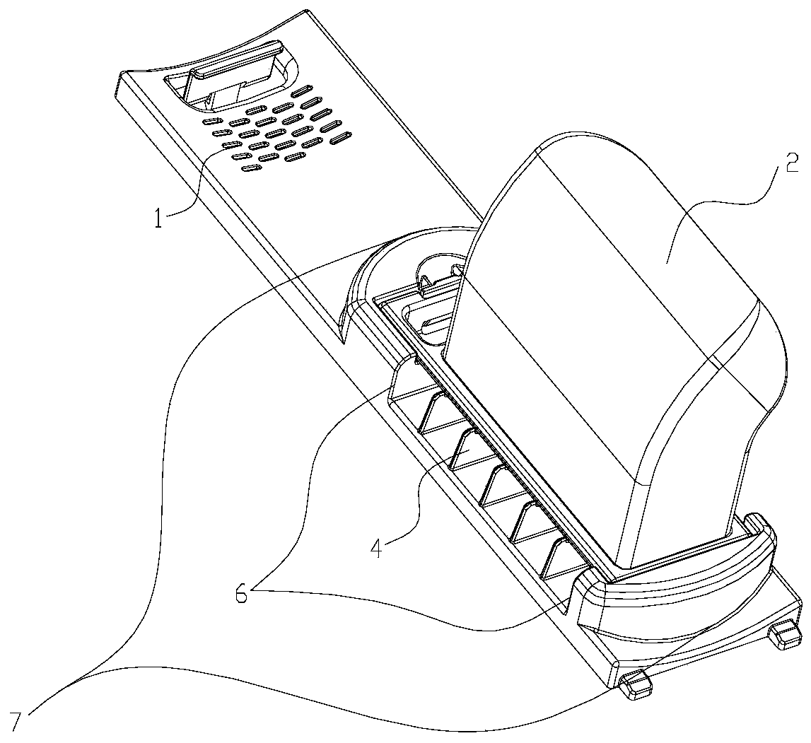 A kind of overflow filter device