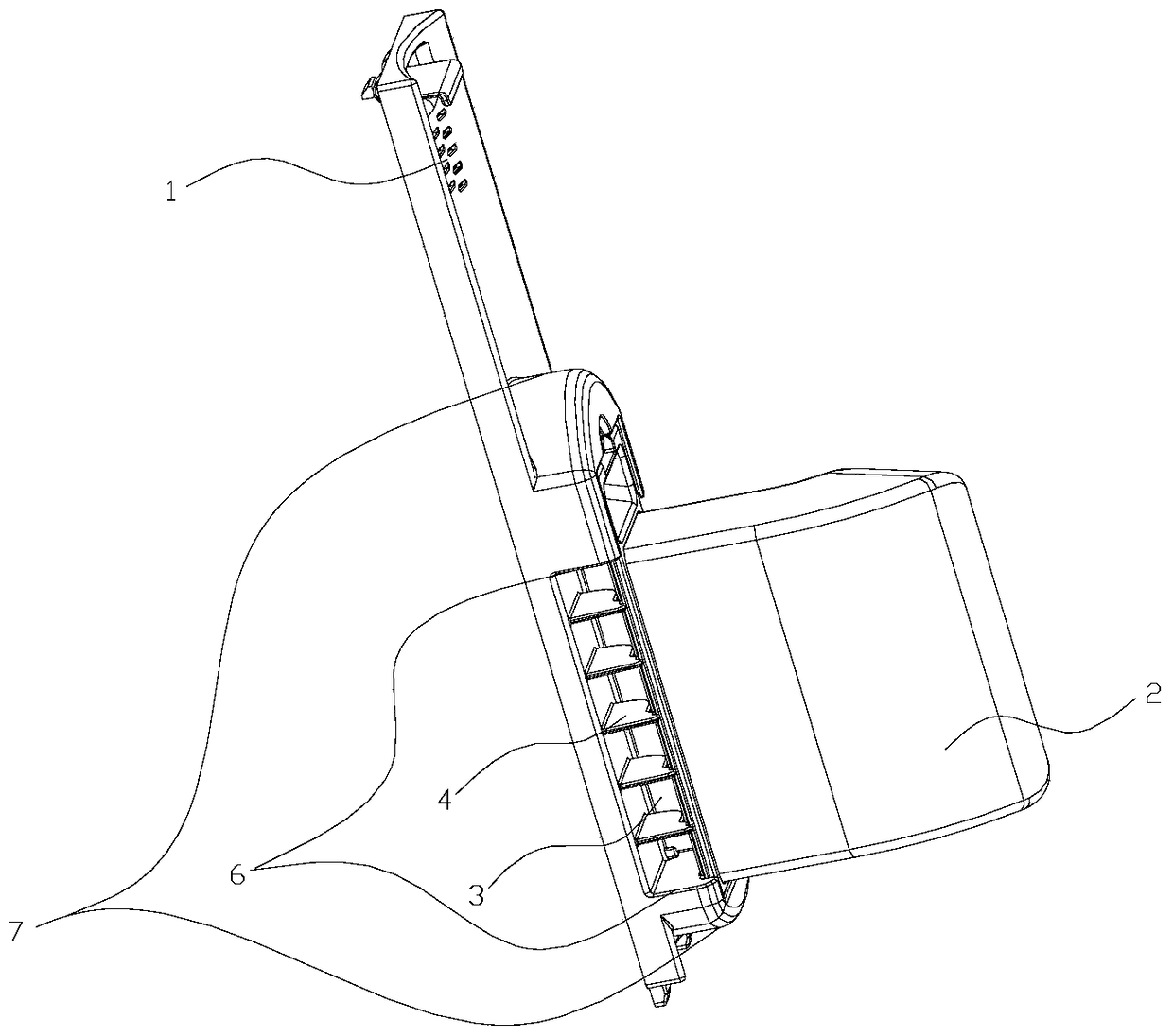 A kind of overflow filter device