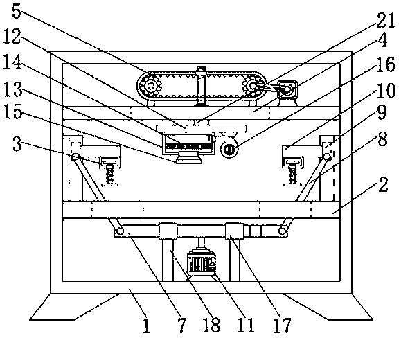 Drying device for fabric processing