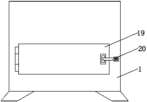 Drying device for fabric processing