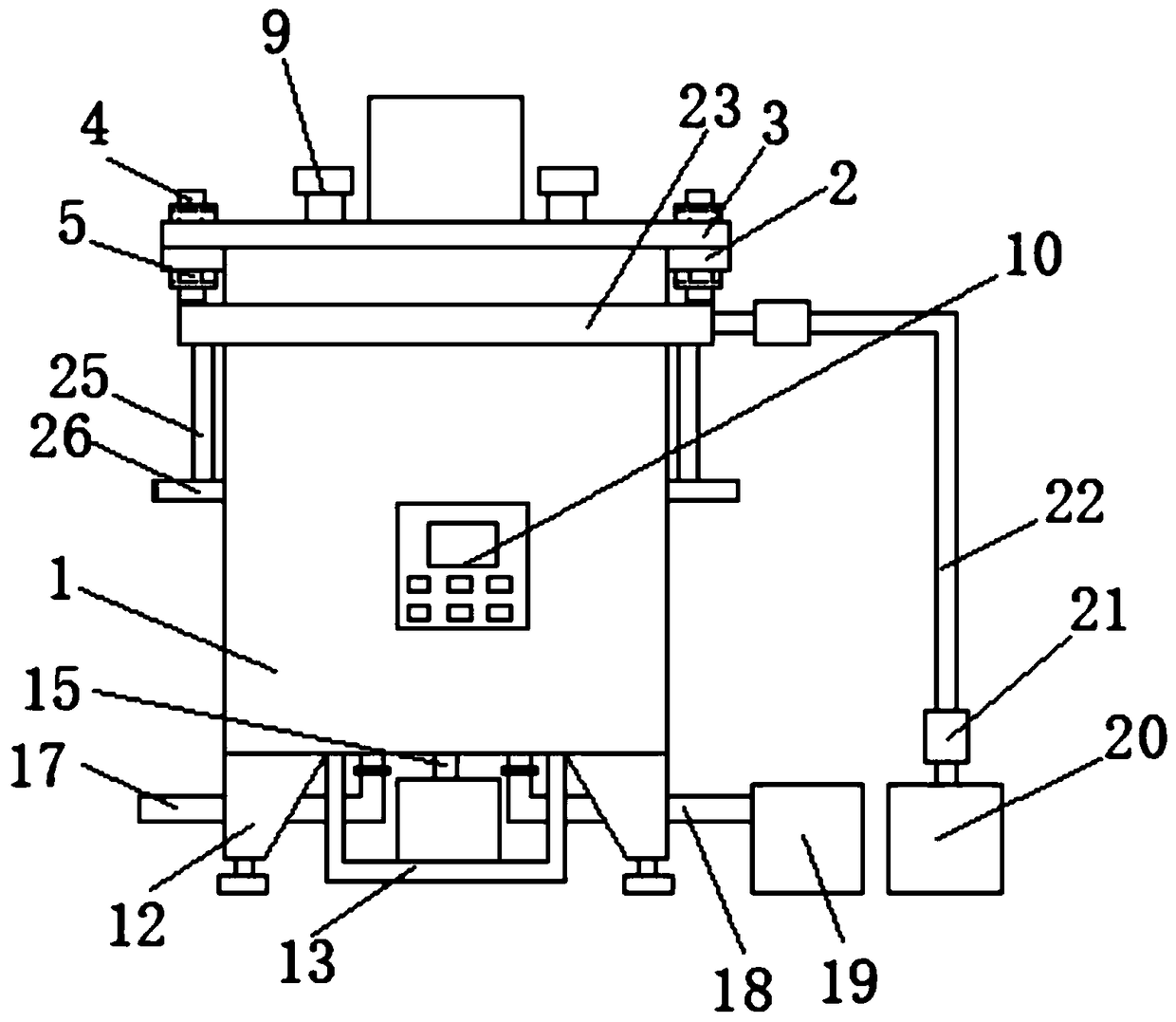 Reaction kettle capable of being conveniently washed, having temperature control function and used for chemical production