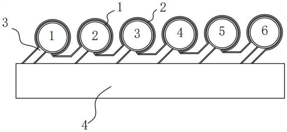 Proximity type induction antenna layout method and system for vending machine