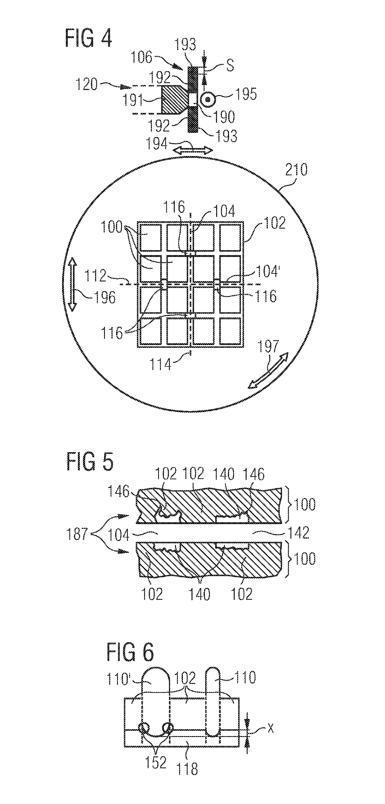 Separation of workpiece with three material removal stages