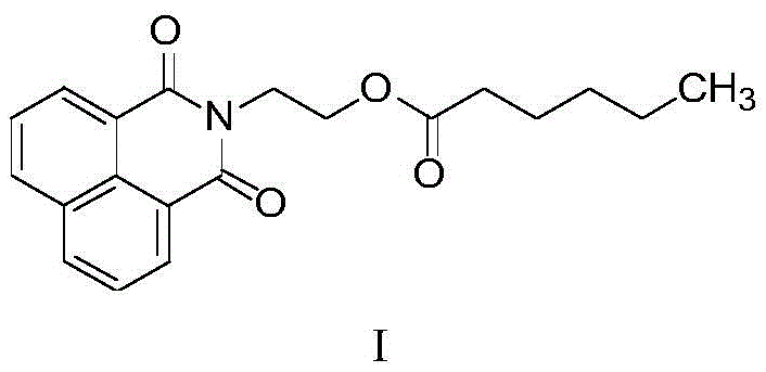 Naphthalenedicarboxamide ethylhexoate type compound and application thereof