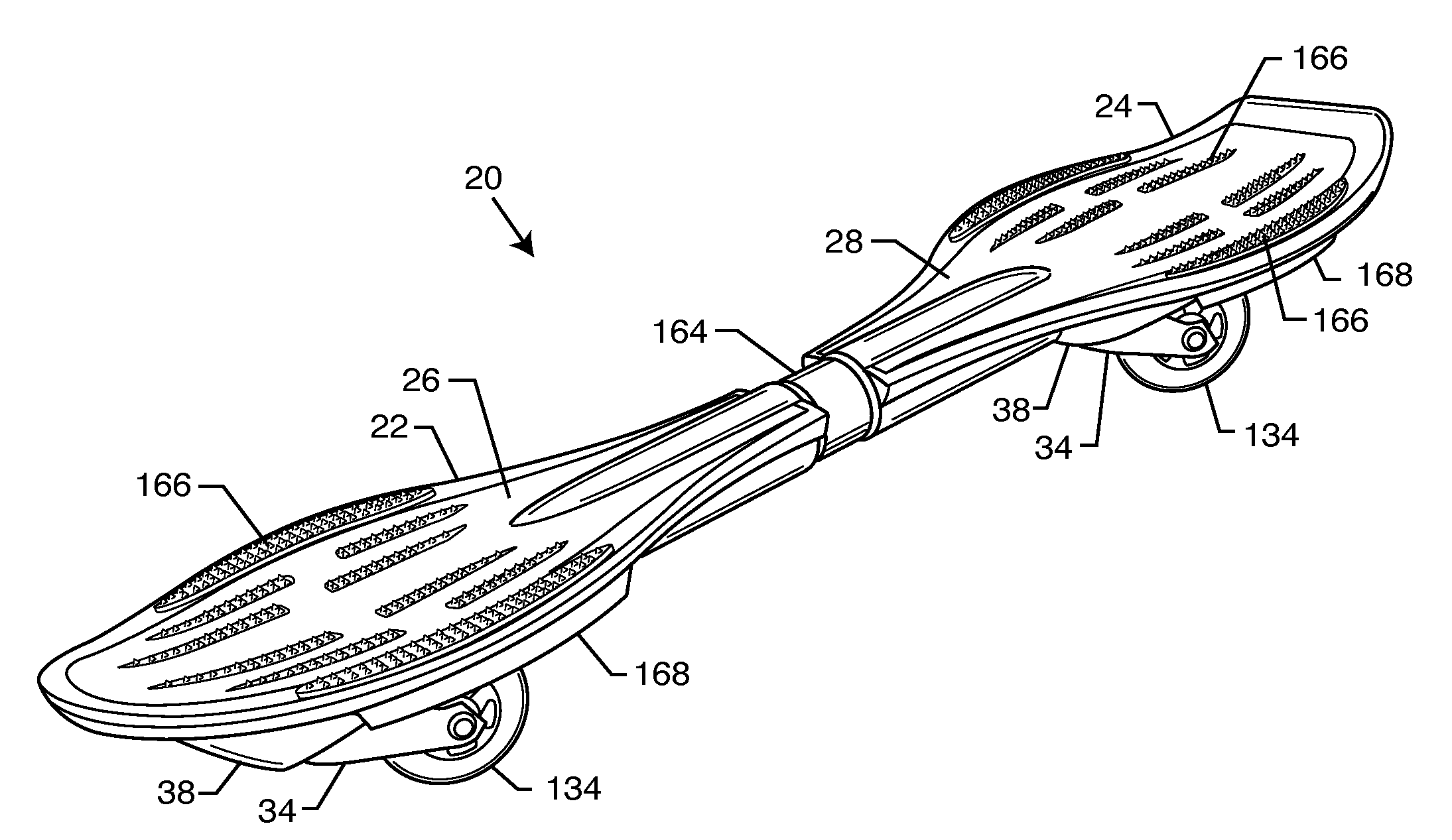 Inline skateboard