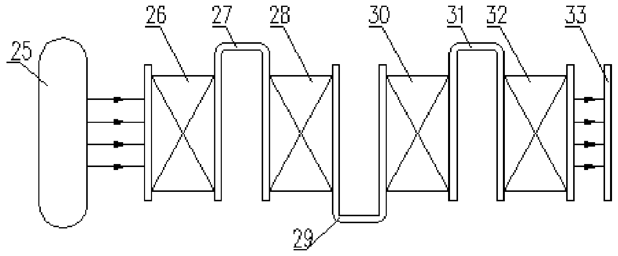 High-temperature and high-pressure garbage incineration horizontal boiler